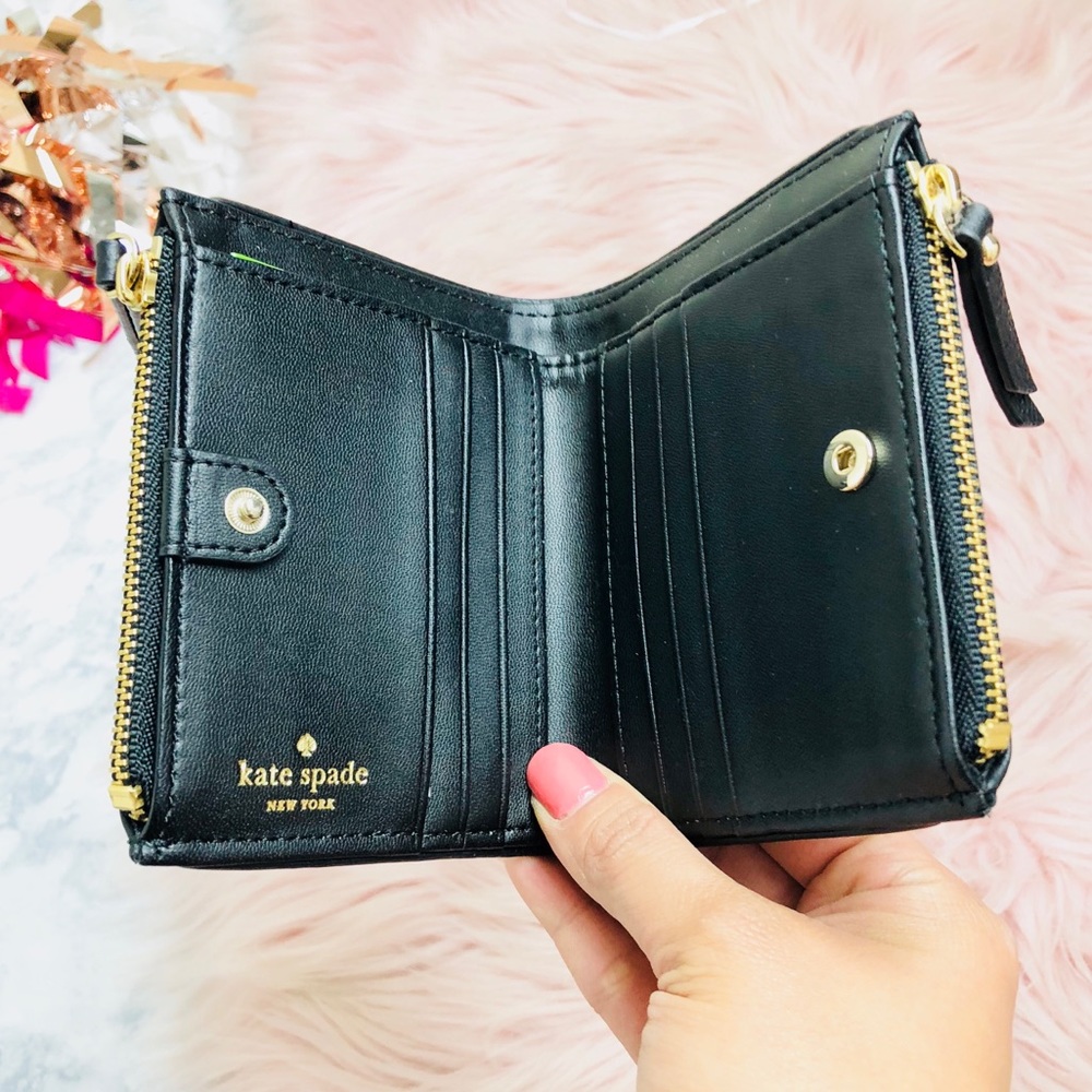 NWT AUTH Kate Spade Small Leather Malea Wallet - Picture 6 of 7